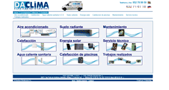 Desktop Screenshot of daclima.com